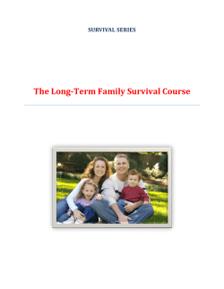 The Long-Term Family Survival Course