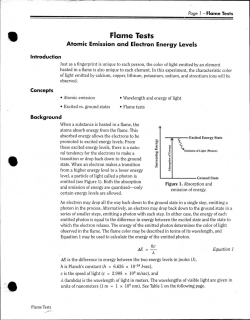 Flame Tests - Vale High School