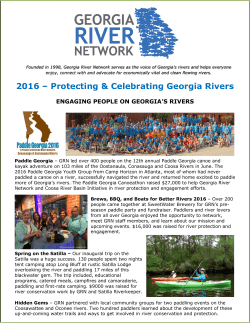 2016 Annual Report - Georgia River Network