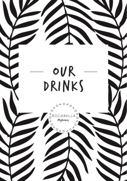 our drinks - Rocabella Mykonos