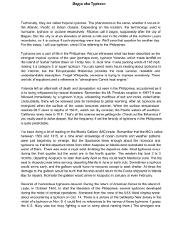 Bagyo aka Typhoon - the orosa web page
