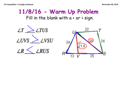 5.6 inequalities 1 triangle.notebook