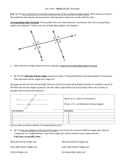 Sec 2 Hon &ndash; Notes 2.4, 2.5 (Carnegie) 2.4: Pg 176