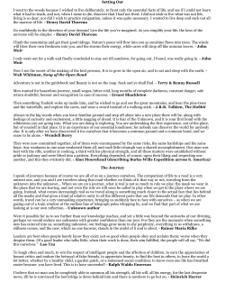 Readings 2015