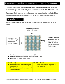 Fabric Construction