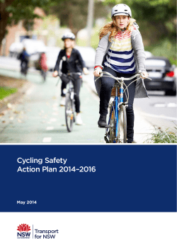 Cycling Safety Action Plan 2014-2016