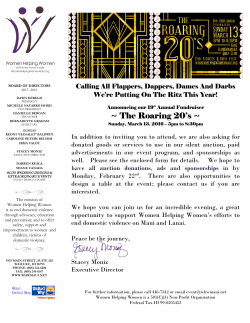 The Roaring 20`s - Women Helping Women Maui
