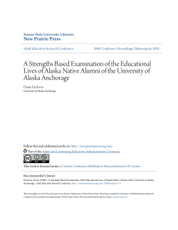 A Strengths Based Examination of the Educational Lives of Alaska