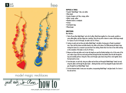 model magic necklaces