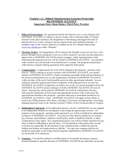 Important Facts About Being a GENEDGE ALLIANCE Third Party