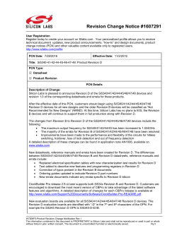 PRCN #1607291: PRCN Si5340-41-42-44-45-46-47-48