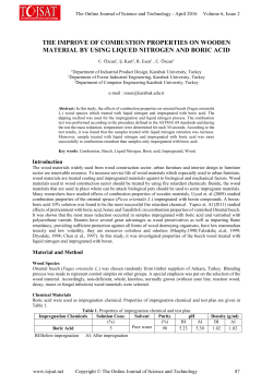 the improve of combustion properties on wooden material by using