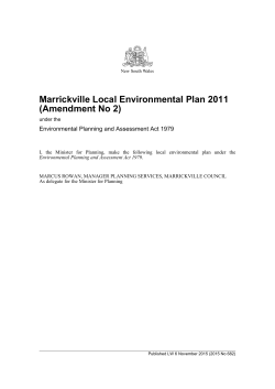 Marrickville Local Environmental Plan 2011