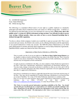 403(b) - Beaver Dam Unified School District