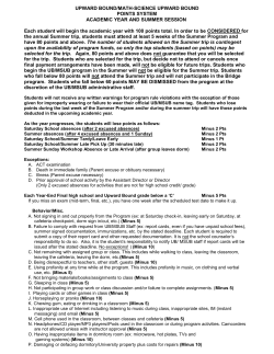 Point System Contract - Southeastern Louisiana University
