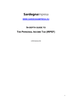 The personal income tax irpef