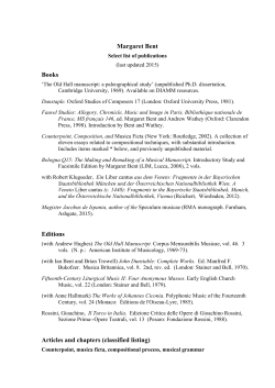 Link to publications - All Souls College Oxford