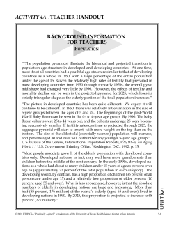 BACKGROUND INFORM ATION FOR TEACHERS ACTIVITY 4A