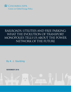 railroads, utilities and free parking: what the evolution of transport