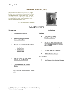 Marbury v. Madison (1803)