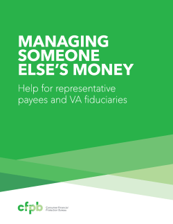 Guide for Representative Payees and VA Fiduciaries