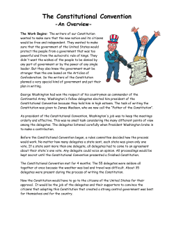 The Constitutional Convention