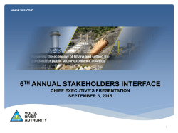 Chief Executive`s Presentation