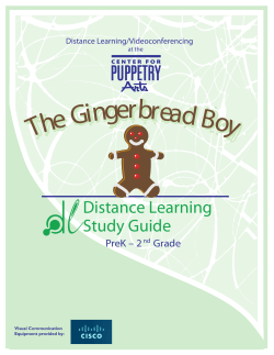 Gingerbread Boy - Center for Puppetry Arts