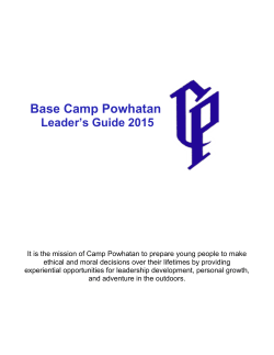 Base Camp Powhatan - Blue Ridge Mountains Council
