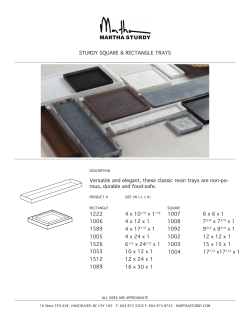 49 Sturdy Square Rectangle Trays.indd