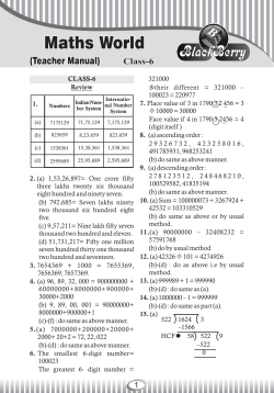Maths World - Children Choice Publication