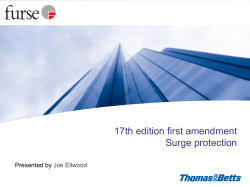 17th edition first amendment Surge protection