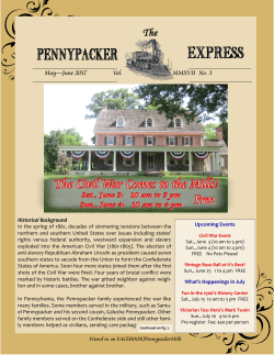 May-June 2017 Pennypacker Express newsletter