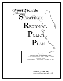 Complete Document - West Florida Regional Planning Council