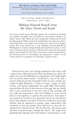 William Howard Russell: from My Diary North and South