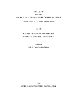 The role of magic in the ancient anatolian religions according to the