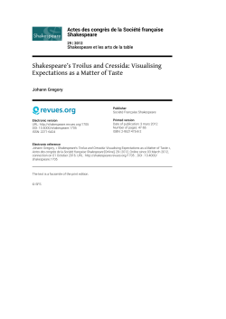 Format PDF - Soci&eacute;t&eacute; Fran&ccedil;aise Shakespeare