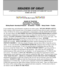shades of gray - Pahrump Senior Center