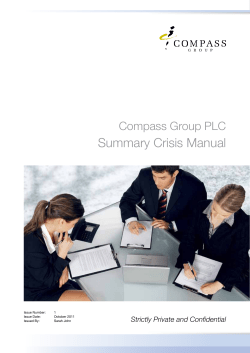 Summary Crisis Manual