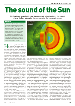 The sound of the Sun