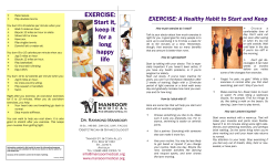 Exercise For Health