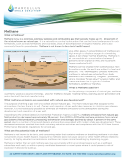 Methane - Marcellus Shale Coalition
