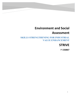 skills strengthening for industrial value enhancement operation (strive)