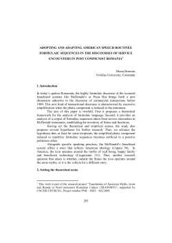 283 adopting and adapting american speech routines. formulaic