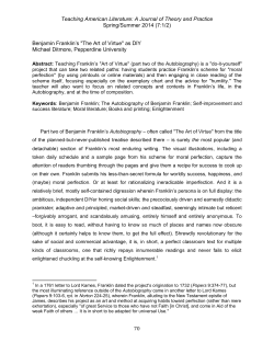 Teaching American Literature: A Journal of Theory and