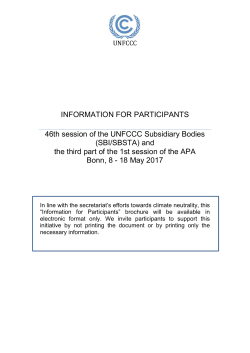 Information for Participants