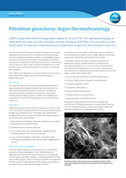 Petroleum geoscience: Argon thermochronology