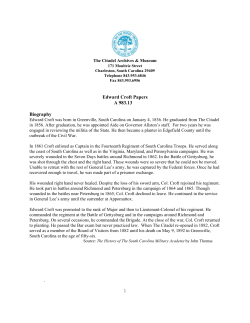 1 Edward Croft Papers A 983.13 Biography