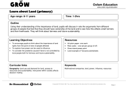 PRIMARY Grow island activity teachers guide: 1-2 hrs