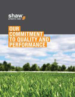 Sports Turf FIFA Brochure